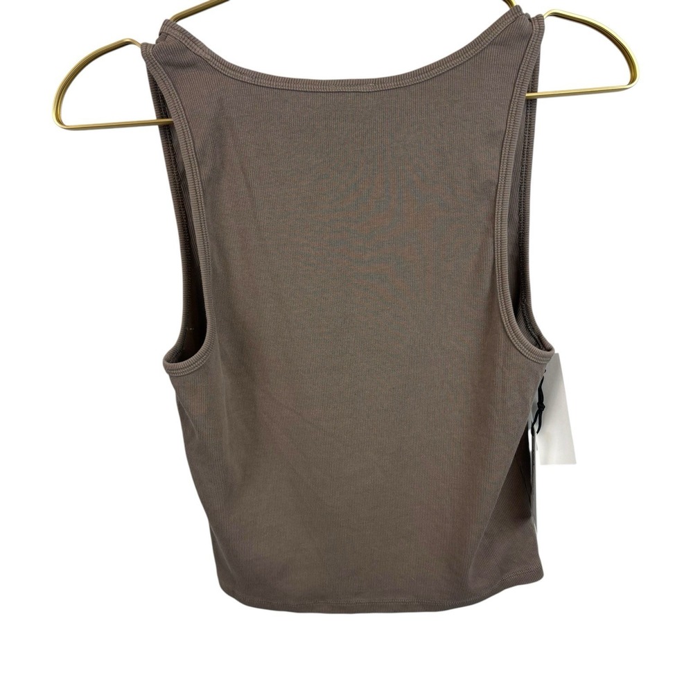 Set of Two Aritzia TNA Home Stretch Square Neck Tank Tops  NWT Size Large $50 - Picture 5 of 13